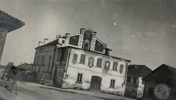 Велика синагога в Корці 1912 та 1920 роки